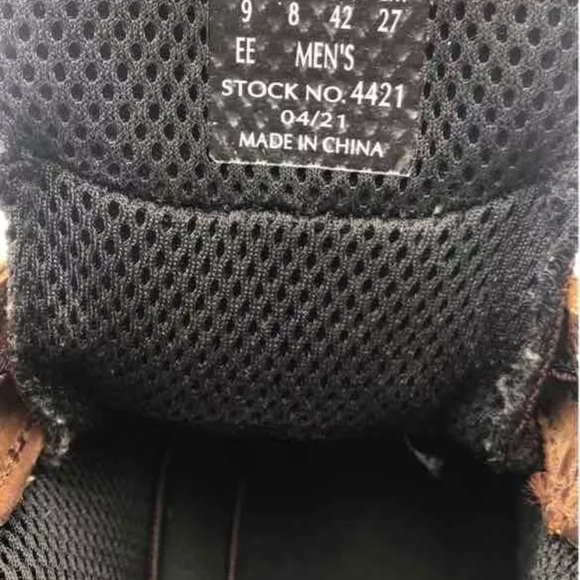 Red Wing Shoes Mens 4421 Brown Met Guard Composite Toe Ankle Work Boots Size 9 - Picture 9 of 10